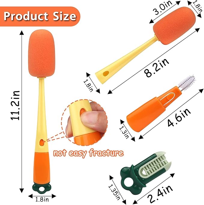 3 in 1 Multi Bottle Cleaning Brush