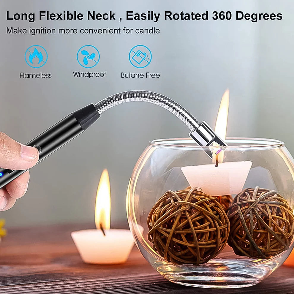 Long Flexible USB Rechargeable Electric Arc | Gas Lighter