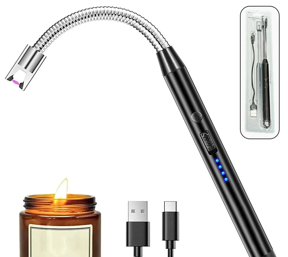 Long Flexible USB Rechargeable Electric Arc | Gas Lighter
